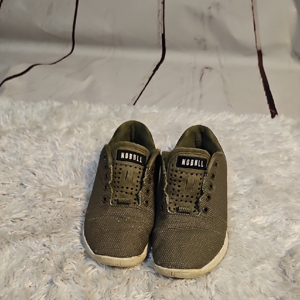 NOBULL Olive Green Woven Training Shoes Sneakers